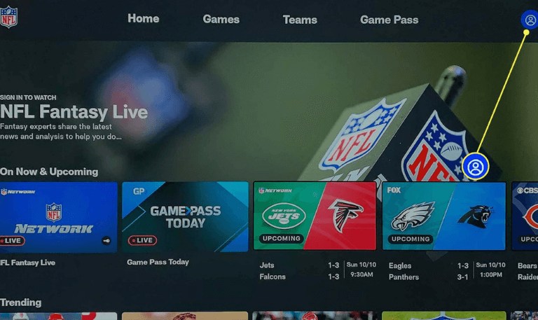 NFL App on Samsung TV (2)