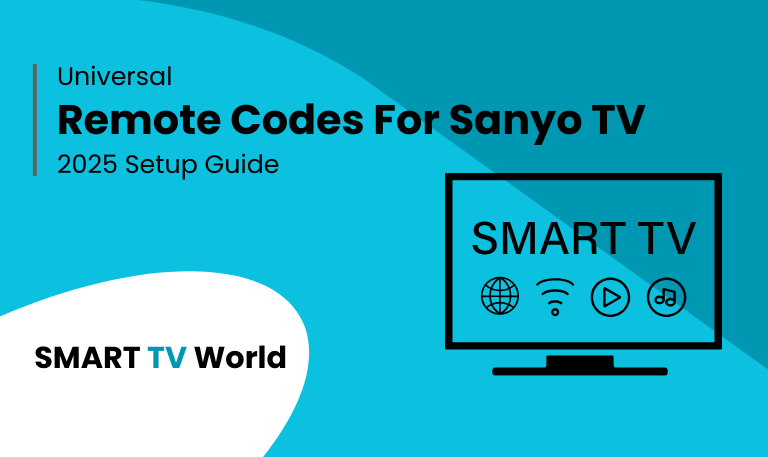 Universal Remote Codes for Sanyo TV [2025 Setup Guide]