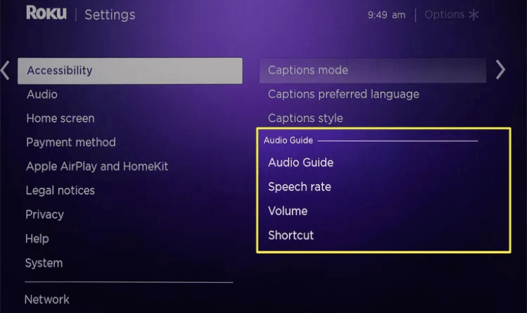 Turn Off Voice on Roku (2)